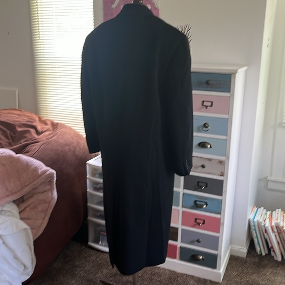 Floorlength long black x large wall coat in great condition lined winter coat - Picture 8 of 15